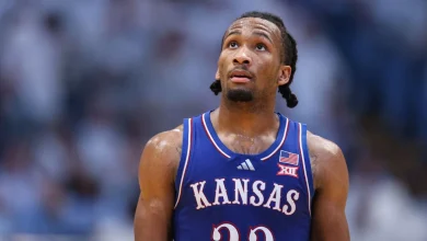 Kansas star Peterson (hamstring) out vs. Duke