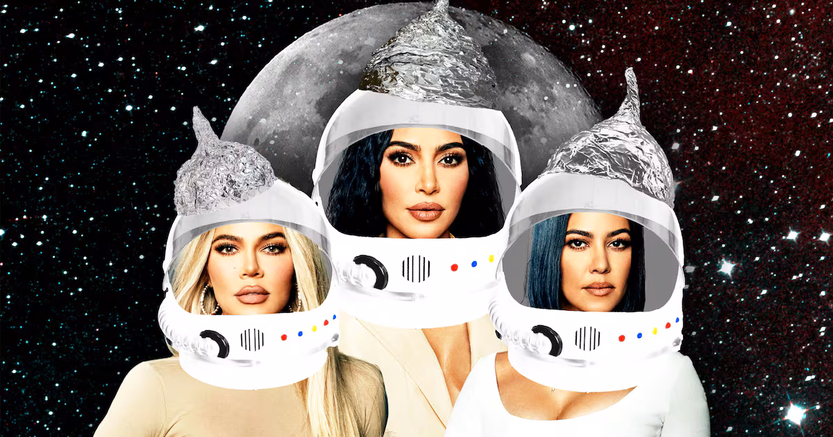 Kardashian Sister Outs Herself as Wild Conspiracy Theorist