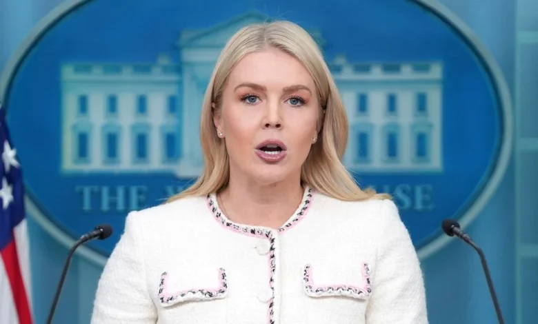 Karoline Leavitt, 28, trolled over age gap with husband, 60, in rare set of family photos