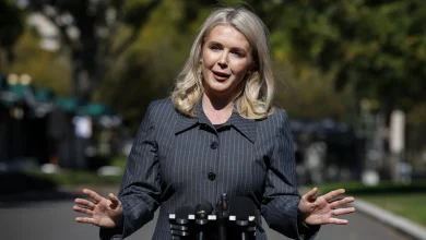 Karoline Leavitt Hints Age Gap Talk Is Getting To Her With Airbrushed Pic Of Older Husband