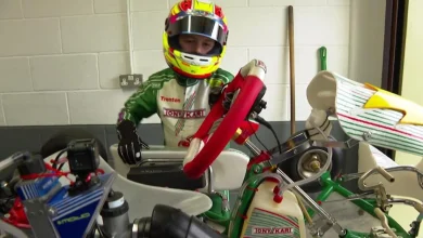 Kart racer says tending to sheep has helped him on the track