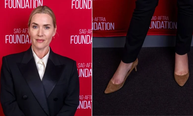 Kate Winslet Dazzles in Jimmy Choo Romy Pumps at SAG-AFTRA Career Retrospective