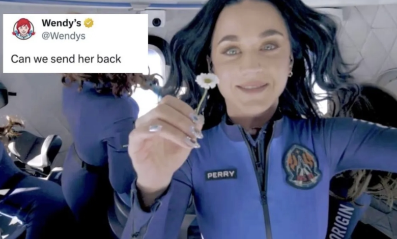 Katy Perry’s Manager Celebrates Wendy’s Store Closures After Brand Mocked Space Flight
