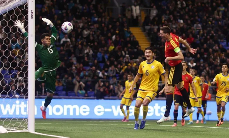 Kazakhstan 1-1 Belgium: Anarbekov makes visitors wait for World Cup qualification