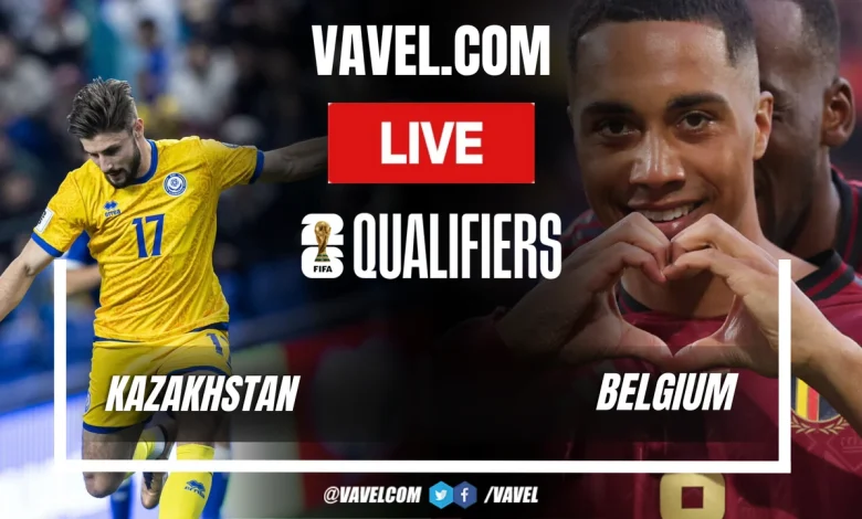 Kazakhstan vs Belgium LIVE: Belgium equalizes the score! (1-1)
