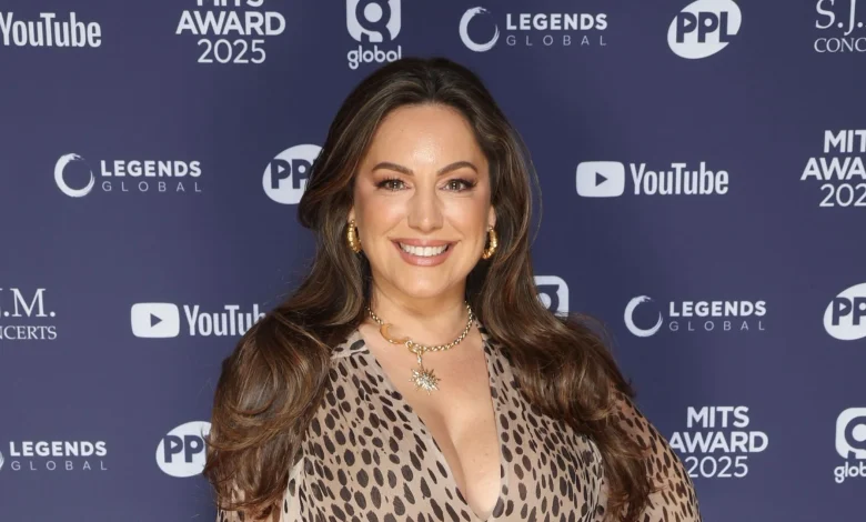 Kelly Brook's animal print dress is the update to leopard print we've been waiting for