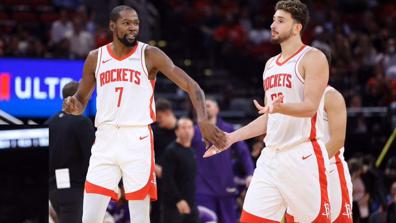 Kendrick Perkins Raves About Kevin Durant and Alperen Sengun’s Growing Chemistry