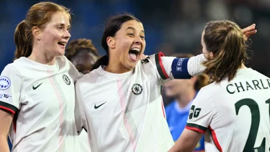 Kerr scores a double in first start for Chelsea since 2023