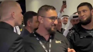 Khamzat Chimaev shoves Ian Machado Garry in backstage altercation at UFC Qatar