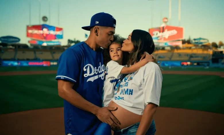 Kike Hernandez wife Mariana Vicente expecting baby boy in 2026 as couple cheers at World Series