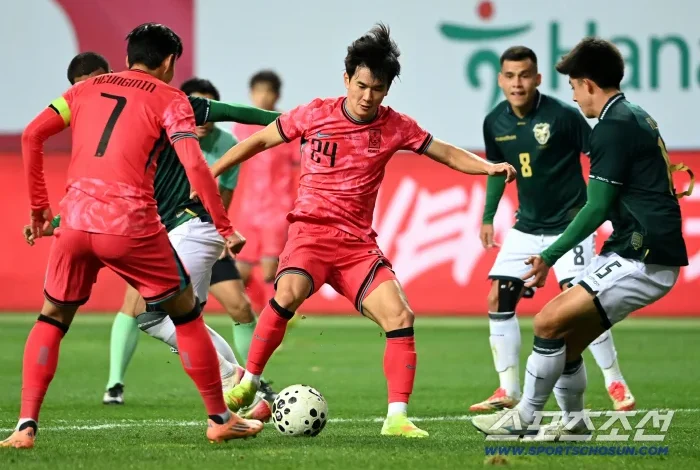 Kim Jinkyu and Son Heungmin passed