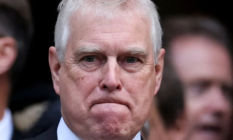 King formally strips Andrew of prince title and HRH style