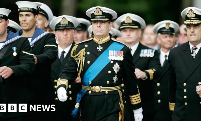 King wants Andrew to lose last military title, minister says