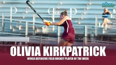 Kirkpatrick doubles up on awards and receives NFHCA Division II Defensive Player of the Week