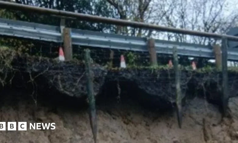 Kirkstone Pass road in Cumbria shut due to 'significant landslip'