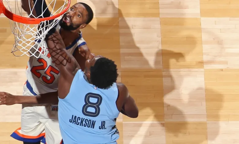 Knicks 133, Grizzlies 120: Scenes from bears hibernating early in NY