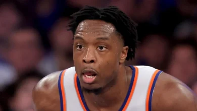 Knicks’ OG Anunoby Injured vs. Heat