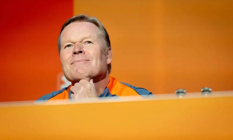 Koeman comparece antes del partido determinante de Países Bajos