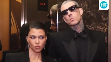 Kourtney Kardashian calls out onlookers for taking ‘sneaky photos’ of her and Travis Barker | Hindustan Times