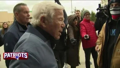 Kraft surprises fans lining up to buy his limited edition Nike Air Force Ones