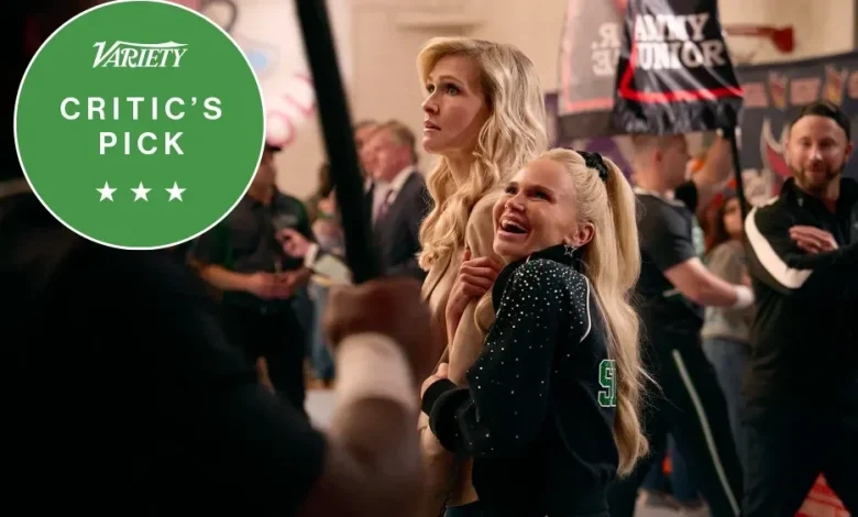 Kristin Chenoweth and Jenn Lyon Soar in NBC’s Hilarious Cheer Mockumentary ‘Stumble’: TV Review