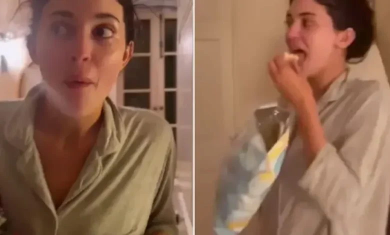 Kylie Jenner made everyone laugh with a video of herself eating chips