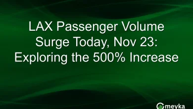LAX Passenger Volume Surge Today, Nov 23: Exploring the 500% Increase