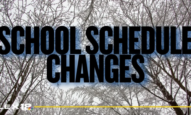 LIST: School district class changes on Nov. 10 due to cold front