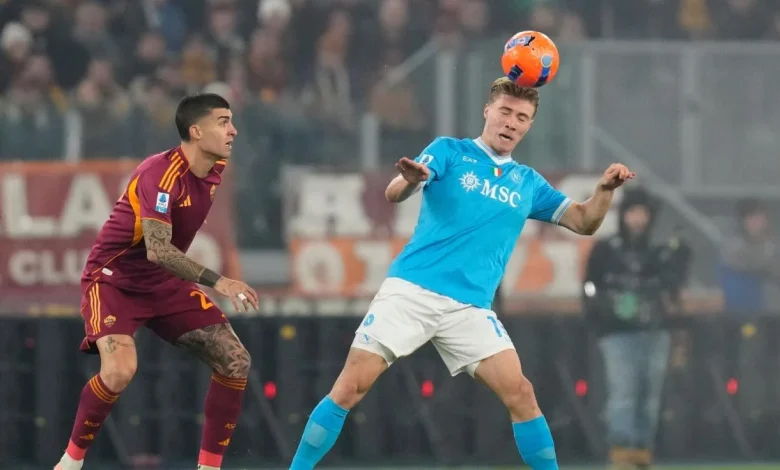 LIVE Alle 20.45 Roma-Napoli, le ufficiali: Soulé e Ferguson sfidano Neres e Lang, Dybala in panchina