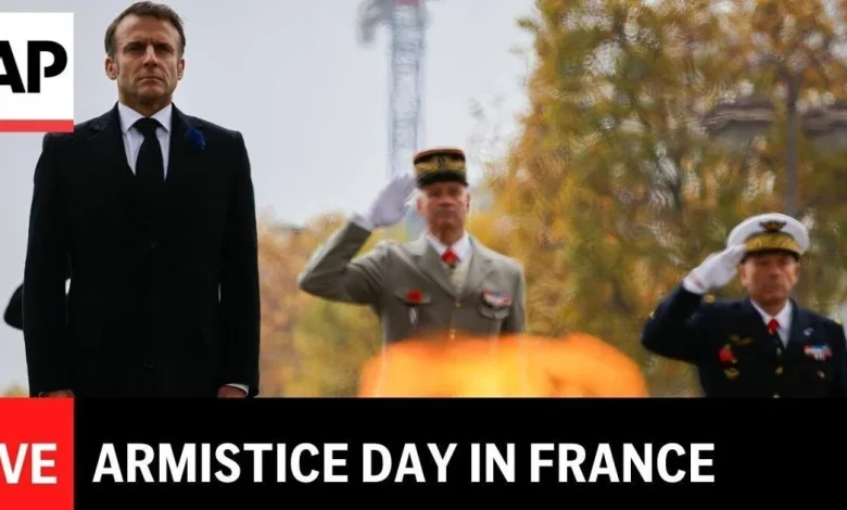 LIVE: Armistice Day ceremony in France marking end of World War I