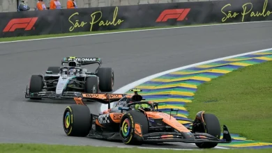 LIVE: F1 Brazil GP commentary and updates - Norris leads sprint race restart, Piastri out after crash | Live text