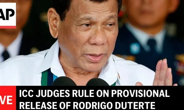 LIVE: ICC judges rule on provisional release of former Philippine President Rodrigo Duterte