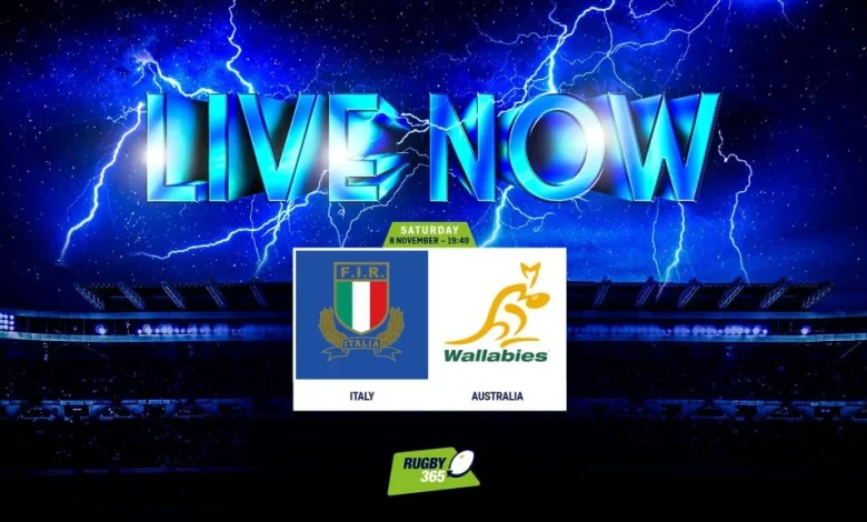 LIVE: Italy v Australia