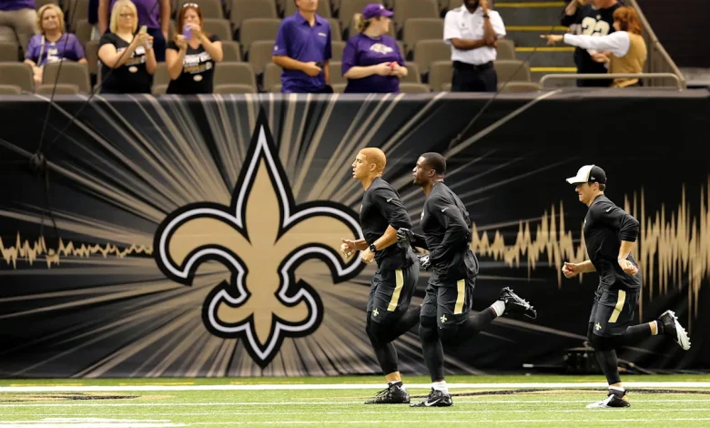 LOOK: Former Saints Drew Brees, Jimmy Graham Seen at Saints Game on Sunday