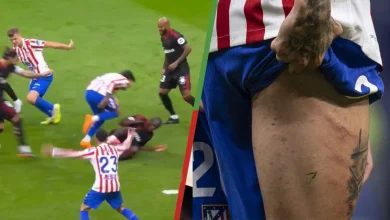La polémica en el Atlético - Sevilla: liada de Nianzou, quejas de Nico González y posible falta sobre Suazo