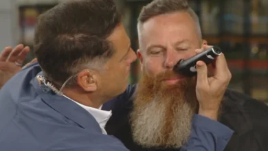 Labor MP and former Olympian unrecognisable after losing beard