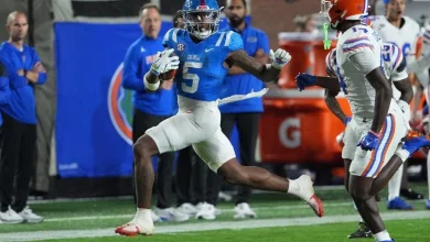 Lacy helps No. 6 Ole Miss rally past Florida for 34-24 win and Rebels fans chant 'We want Lane!'