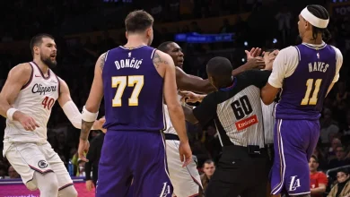 Lakers-Clippers gets testy, with Kris Dunn ejected after pushing Luka Dončić
