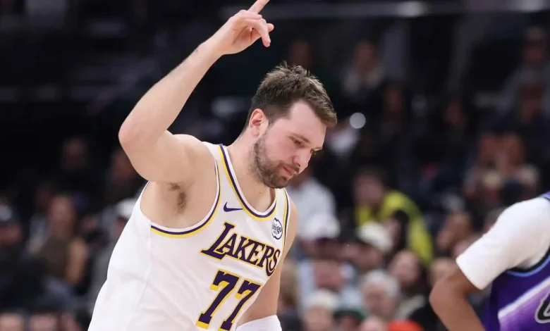 Lakers’ Luka Doncic pulls up for Black Friday Game vs. Mavericks in a Bugatti