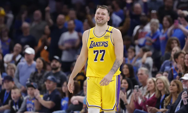 Lakers’ Luka Doncic–Rui Hachimura interaction goes viral after hilarious moment