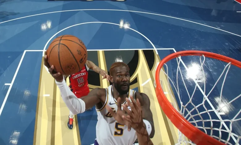 Lakers Notebook: Jarred Vanderbilt’s vanishing act, DeAndre Ayton’s gilded touch and the next ten games