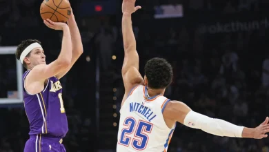 Lakers can’t keep up with Oklahoma City and are routed