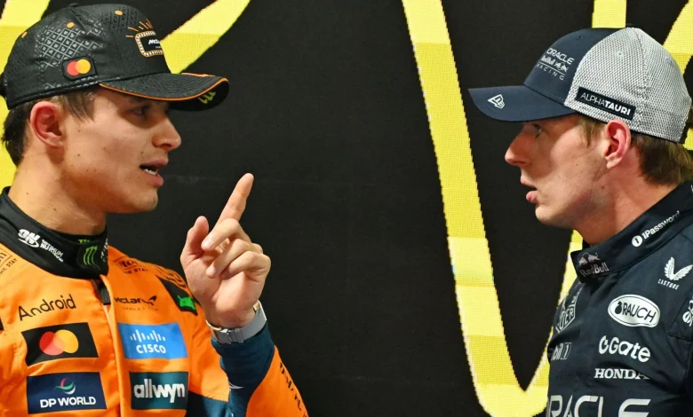 Lando Norris accuses Max Verstappen of 'talking nonsense' after F1 title race dig from reigning champion