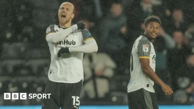 Lars-Jorgen Salvesen: Derby County striker on 'dream' winning goal