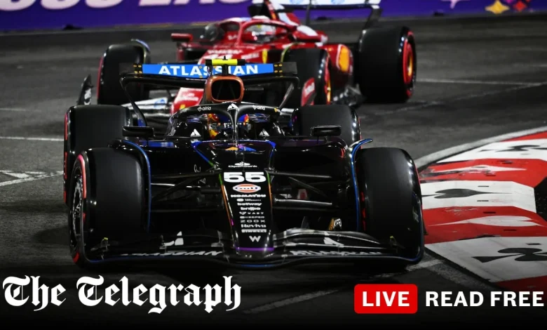 Las Vegas F1 Grand Prix qualifying, live: latest updates
