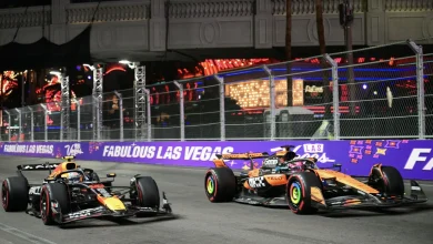 Las Vegas GP: Disruptive Friday practice and cold weather conditions tee up big fight for pole between McLaren, Mercedes, Red Bull, Ferrari