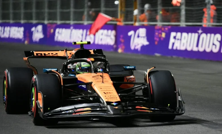 Las Vegas GP practice disrupted by loose manhole cover investigations