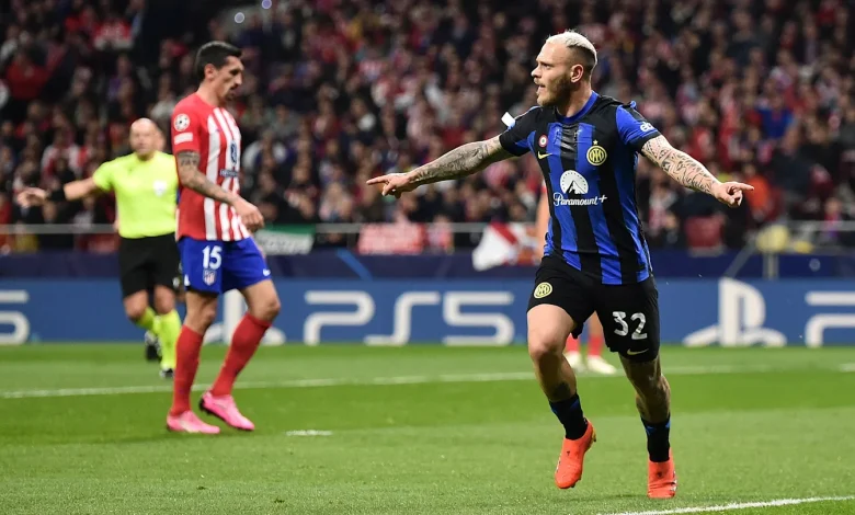 Las posibles alineaciones titulares del partido entre el Atlético de Madrid y el Inter de Milán