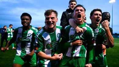 Last-gasp Justin Ferizaj goal against Treaty sends Bray Wanderers into play-off final