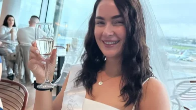 Laura Fox jets off for fab Vegas hen